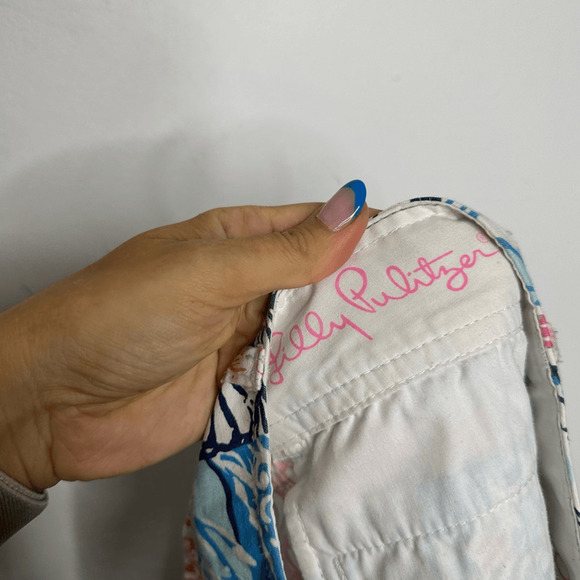 Lilly Pulitzer Walsh Short Osterville Patch Patchwork Low Rise Beach women's 00 - Picture 6 of 6
